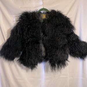 Vintage Jin Diao Real Alpaca Fur Jacket/Coat